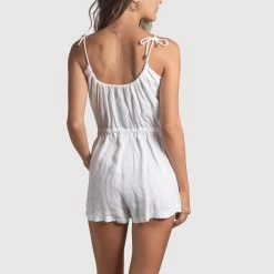 Aquavita Swimwear Carlina White Romper Cover Up SP214101
