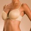 Chantelle Basic Invisible Beige Seamless T Shirt Bra 1241 Bras 2 Chantelle Basic Invisible Beige Seamless T Shirt Bra 1241 Bras