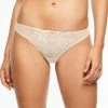 Chantelle Champs Elysees Cappuccino Lace Thong Panty 2609 Bra & Panty Sets
