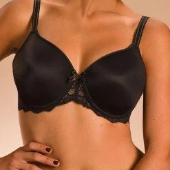 Chantelle Rive Gauche Black T Shirt Bra 3286