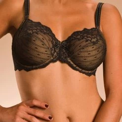 Chantelle Rive Gauche Black Lace Bra 3281
