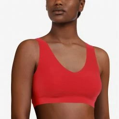 Chantelle SoftStretch Basic Colors Padded V-Neck Bralette Bra 16A1 Bras