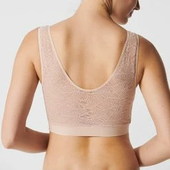 Bras Chantelle SoftStretch Nude Blush Padded Bralette Bra 11G1
