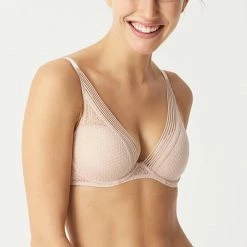 Passionata By Chantelle Manhattan Cappuccino Plunge T Shirt Bra 48D9