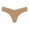 Commando Classic Solid Dark Nude Thong Panty CT01 Panties