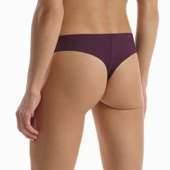 Commando Butter Currant Mid Rise Thong Panty CT16 Bra & Panty Sets