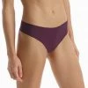 Commando Butter Currant Mid Rise Thong Panty CT16 Bra & Panty Sets