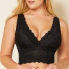Cosabella Never Say Never Curvy Plungie Longline Wirelss Bralette Bra Never1385