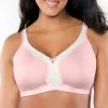 Curvy Couture Cotton Luxe Blush Wireless Bra 1010