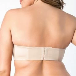 Bras Curvy Couture Sensation Nude Strapless Bra 1211 9 Bras Curvy Couture Sensation Nude Strapless Bra 1211