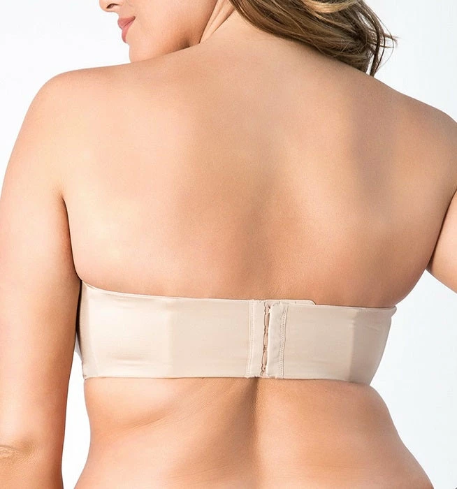 Bras Curvy Couture Sensation Nude Strapless Bra 1211 6 Bras Curvy Couture Sensation Nude Strapless Bra 1211