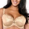 Curvy Couture Tulip Lace Nude Balconette Bra 1017 Bras