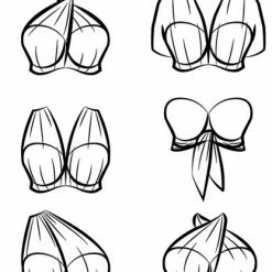 Curvy Kate Swimwear Wrapsody Black Bandeau Multiway One Piece 005600 8 Curvy Kate Swimwear Wrapsody Black Bandeau Multiway One Piece 005600