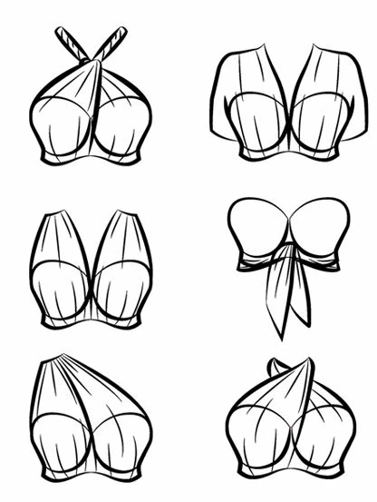 Curvy Kate Swimwear Wrapsody Black Bandeau Multiway One Piece 005600 5 Curvy Kate Swimwear Wrapsody Black Bandeau Multiway One Piece 005600