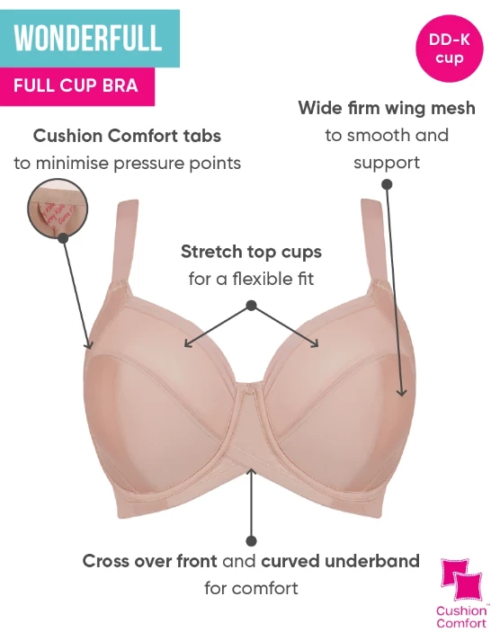 Bras Curvy Kate Wonderfull Latte Unlined Bra 018102 4 Bras Curvy Kate Wonderfull Latte Unlined Bra 018102