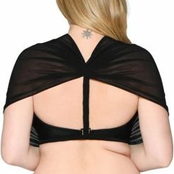 Curvy Kate Swimwear Wrapsody Multi Way Bandeau Black Bikini Top 005307