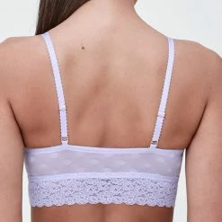 Skarlett Blue Dare Iced Lavender Lace Wireless Bralette Bra 324202