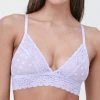 Skarlett Blue Dare Iced Lavender Lace Wireless Bralette Bra 324202