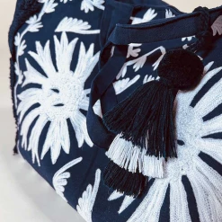 Debbie Katz Malan Navy Beach Shoulder Bag