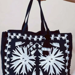 Debbie Katz Malan Navy Beach Shoulder Bag