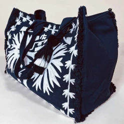 Debbie Katz Malan Navy Beach Shoulder Bag