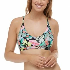 Eidon Swimwear Hot Tropics Alexis Black Bikini Top 35-202128D