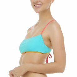 Eidon Swimwear Jundi Rose Exuma Crop Bikini Top 35-204109