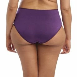 Elomi Cate Plum High Waisted Brief Panty 4036 Bra & Panty Sets