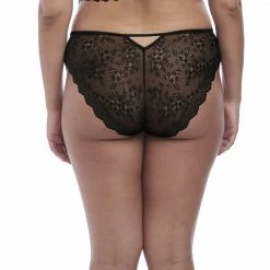 Elomi Charley Black Brazilian Thong Panty 4385 Bra & Panty Sets