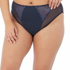 Bra & Panty Sets Elomi Charley Navy High Leg Brief Panty 4386
