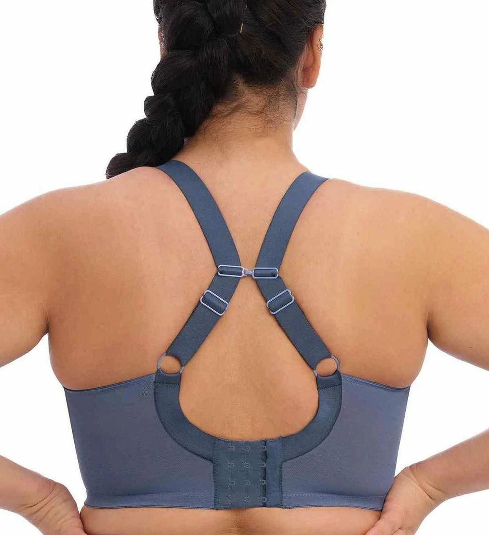 Elomi Energise Vintage Denim Sports Bra 8041 Bras 4 Elomi Energise Vintage Denim Sports Bra 8041 Bras