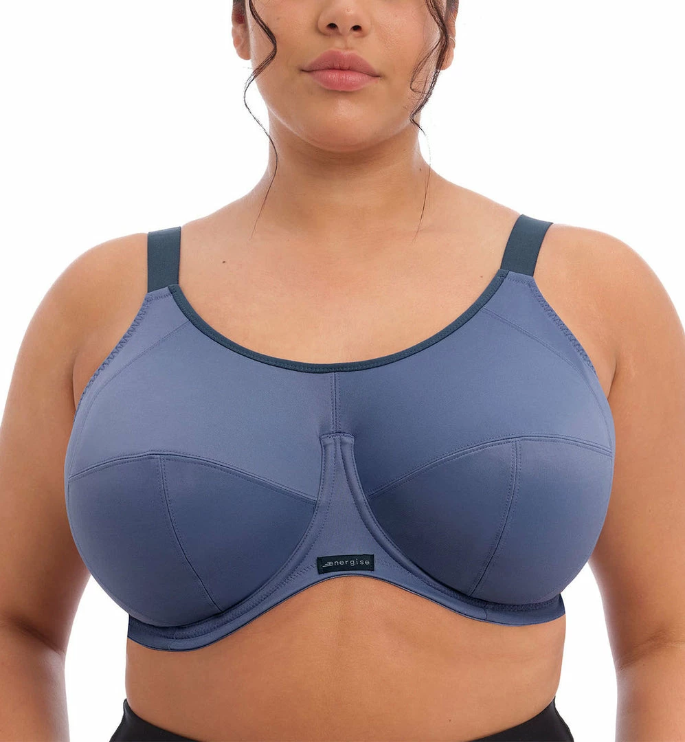 Elomi Energise Vintage Denim Sports Bra 8041 Bras 3 Elomi Energise Vintage Denim Sports Bra 8041 Bras