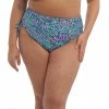 Elomi Swimwear Electric Savannah Leopard Adjustable High Waist Bikini Bottom 800773