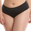 Elomi Swimwear Essentials Black Mid Rise Bikini Bottom 7524