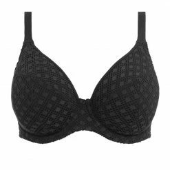Elomi Swimwear Bazaruto Black Plunge Bikini Top 800602