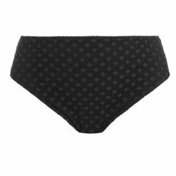 Elomi Swimwear Bazaruto Black Mid Rise Brief Bikini Bottom 800672 11 Elomi Swimwear Bazaruto Black Mid Rise Brief Bikini Bottom 800672