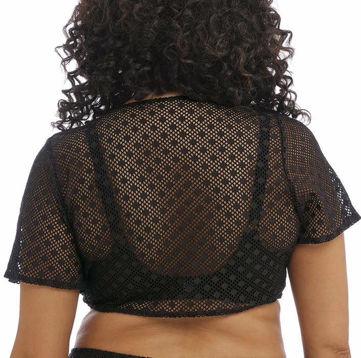 Elomi Swimwear Bazaruto Black Crochet Beach Top Cover Up 800696 4 Elomi Swimwear Bazaruto Black Crochet Beach Top Cover Up 800696