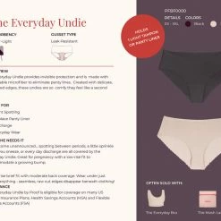 Proof Leak Free Basic Colors Everyday Undie Panty BF0000