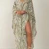 Elan Swimwear Olive Maxi Kaftan Cover Up VP9024