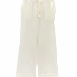 Echo Swimwear Gauze Cream Beach Pant Cover Up 0228