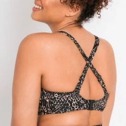 Curvy Kate Swimwear Eclipso Print Mix Balcony Bikini Top 022306