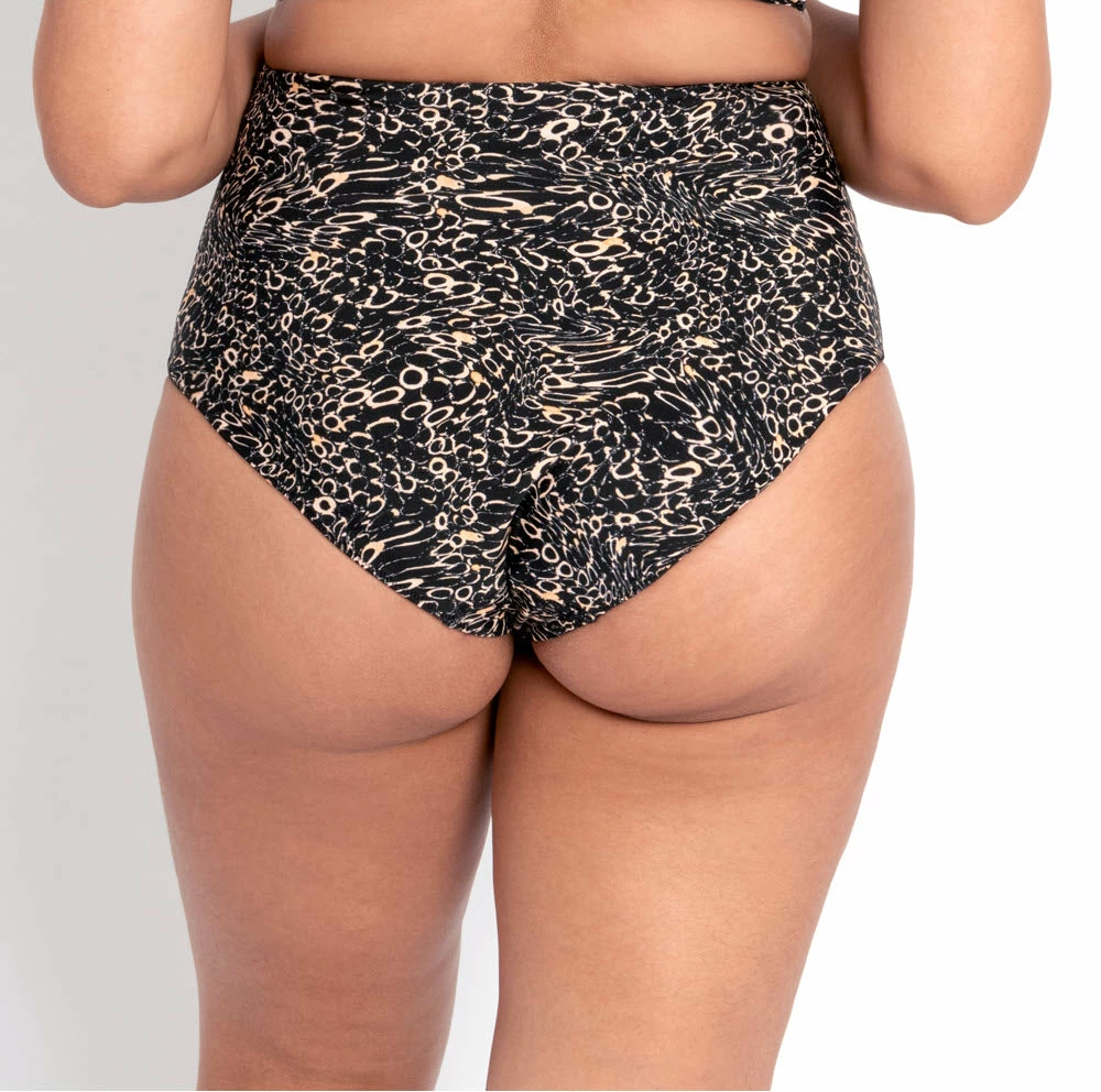 Curvy Kate Swimwear Eclipso Print Mix Reversible High Waist Bikini Bottom 022508 6 Curvy Kate Swimwear Eclipso Print Mix Reversible High Waist Bikini Bottom 022508