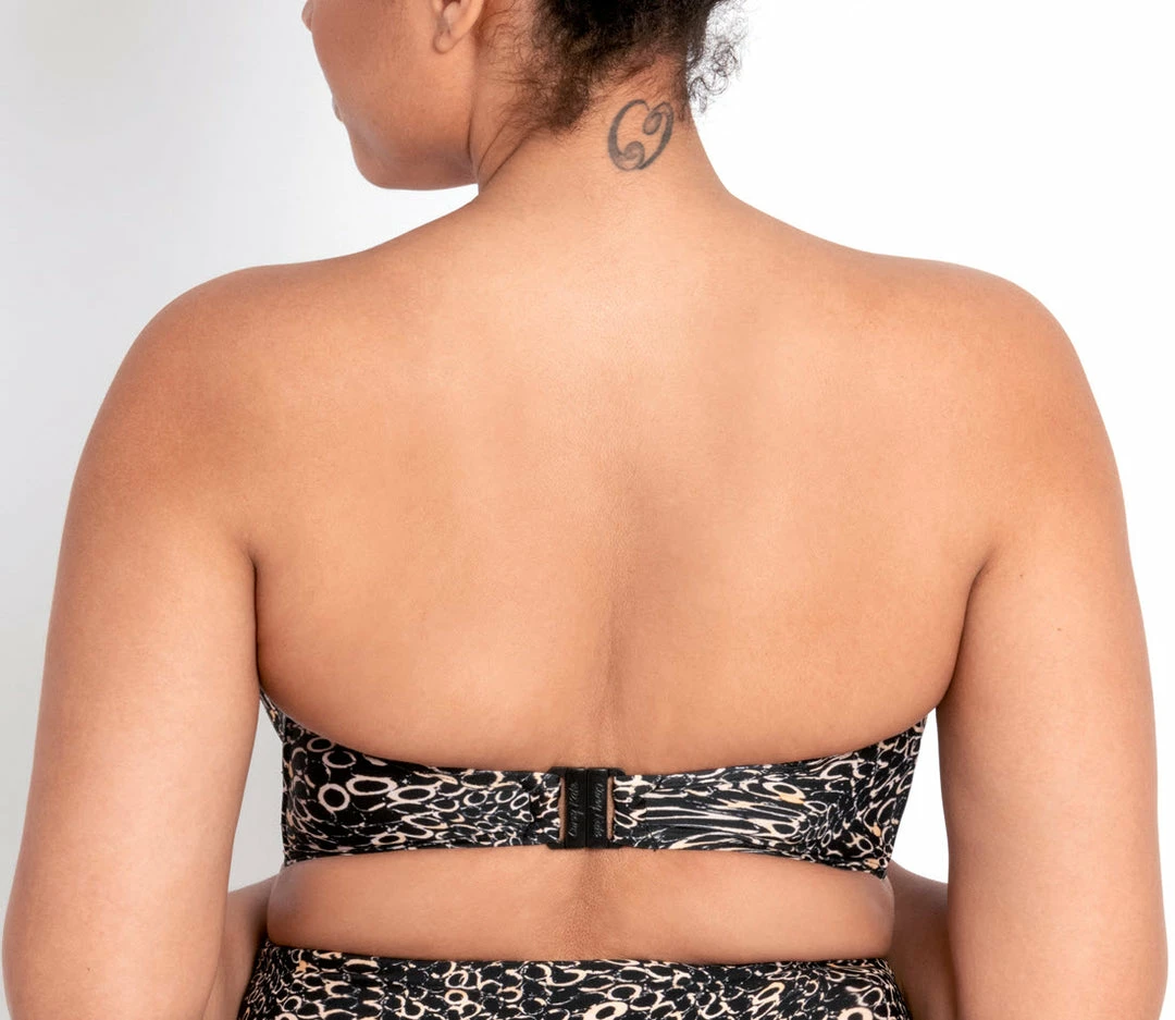 Curvy Kate Swimwear Eclipso Print Mix Bandeau Bikini Top 022307 5 Curvy Kate Swimwear Eclipso Print Mix Bandeau Bikini Top 022307