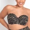 Curvy Kate Swimwear Eclipso Print Mix Bandeau Bikini Top 022307 1 Curvy Kate Swimwear Eclipso Print Mix Bandeau Bikini Top 022307