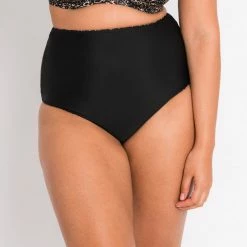 Curvy Kate Swimwear Eclipso Print Mix Reversible High Waist Bikini Bottom 022508