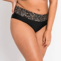 Curvy Kate Swimwear Eclipso Print Mix Reversible High Waist Bikini Bottom 022508 8 Curvy Kate Swimwear Eclipso Print Mix Reversible High Waist Bikini Bottom 022508