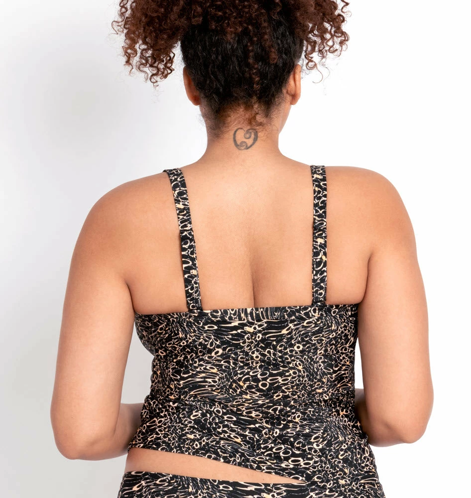 Curvy Kate Swimwear Eclipso Print Mix Tankini Top 022407 4 Curvy Kate Swimwear Eclipso Print Mix Tankini Top 022407