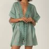 Elan Swimwear Vivi Assorted Colors Midi Tie Cover Up VCL025