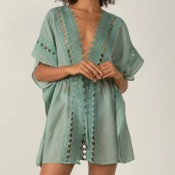 Elan Swimwear Vivi Assorted Colors Midi Tie Cover Up VCL025