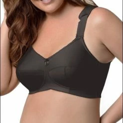 Elila Full Coverage Black Wireless Bra 1505 Bras